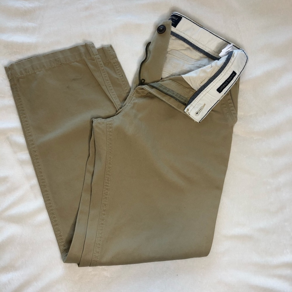 SOLD American eagle relaxed straight khakis